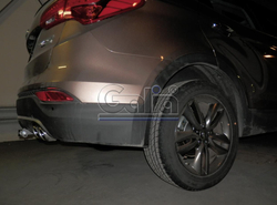 Фаркоп оцинкованный Galia H091C для Hyundai Santa Fe 2012-2018, Kia Sorento 2012-2015, 2015-(паспорт и сертификат в комплекте)(без электрики)
