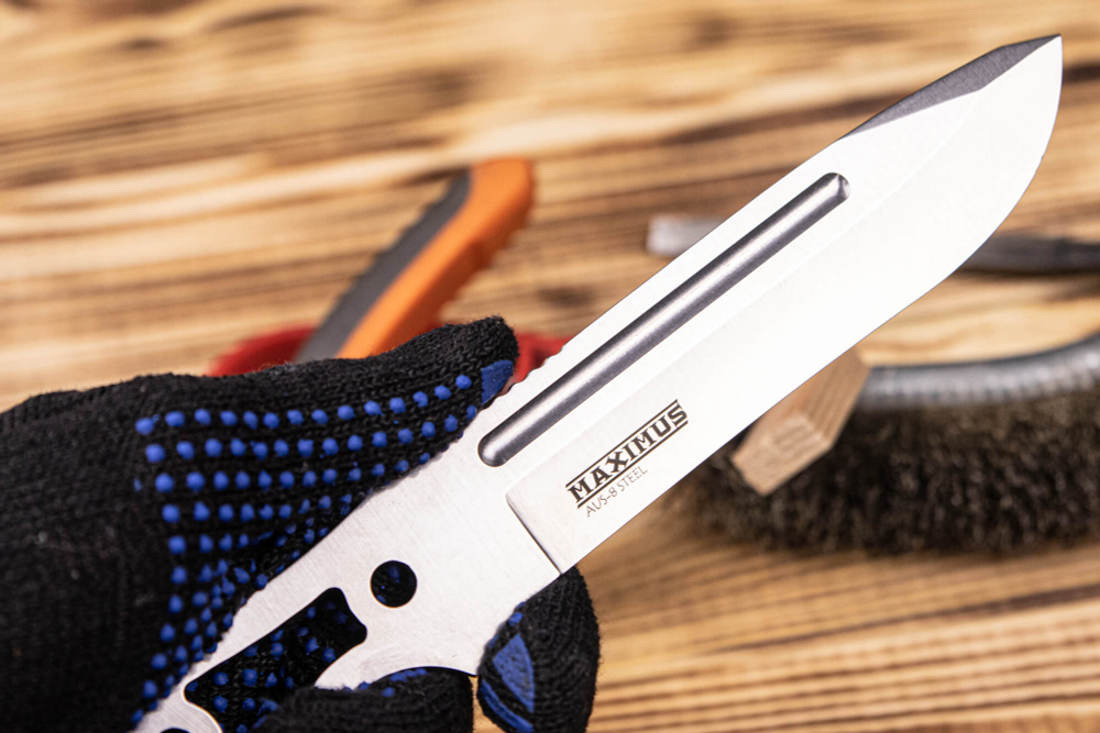 Клинок Maximus AUS-8 StoneWash