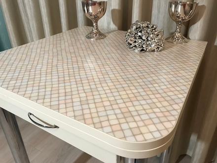 Раскладной обеденный стол с ящиком Italian mosaic