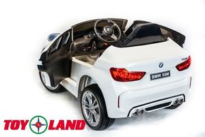 Детский электромобиль Toyland BMW X6M mini Белый