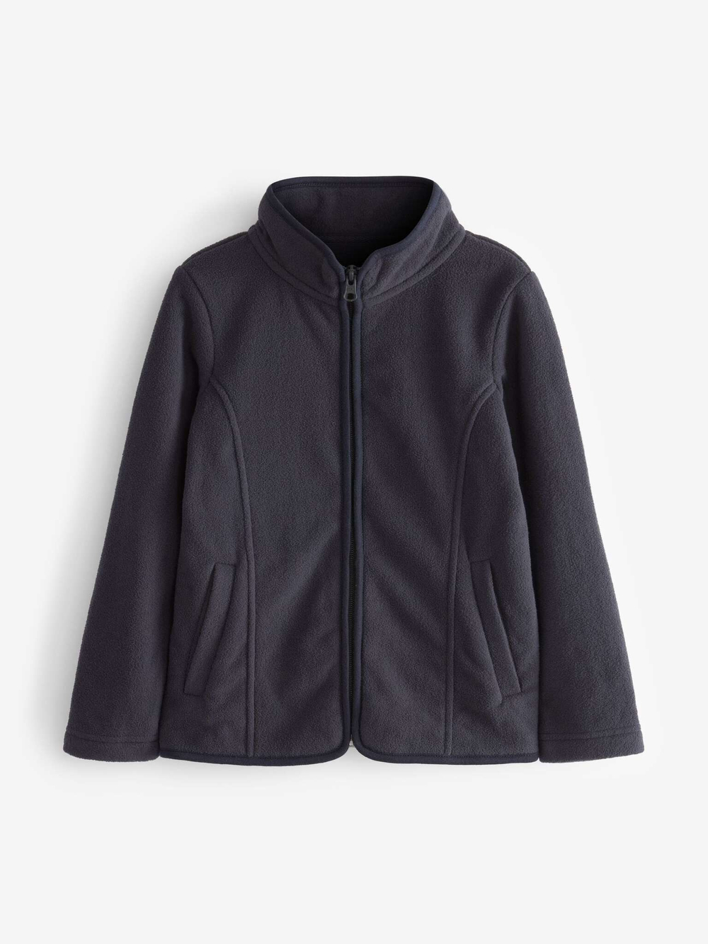Куртка флисовая на молнии для девочки Next A14-364, Темно-синий