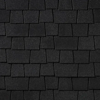 Гибкая черепица Timber Черное дерево Quiet Tile ( Тихая черепица )