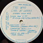 The Who ‎– Live At Leeds (Англия 1970г.)