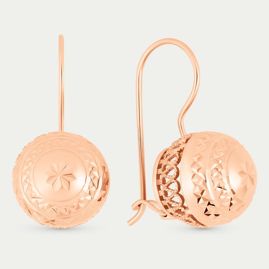 Серьги золотые