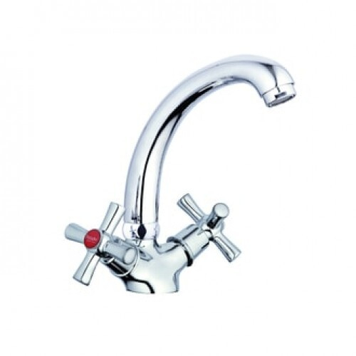 ZEGOR DMT4-C722 Смеситель для кух мойки/ умывальника  кер кран букс 1/2