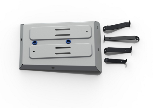 Защита топливного бака Rival для Chery Tiggo 4 I поколение рестайлинг 2019-н.в., алюминий 3 мм, с крепежом, штампованная, 333.0931.1