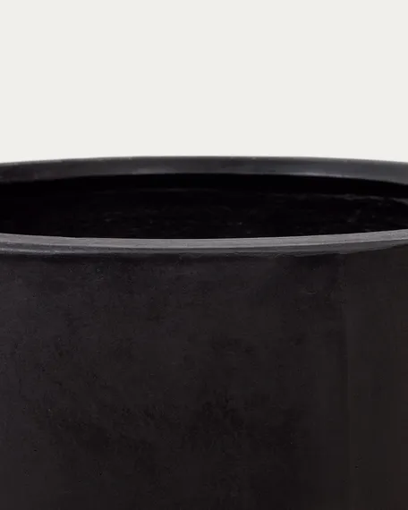 Напольное кашпо Aiguablava, Ø75х120 см, черный цемент