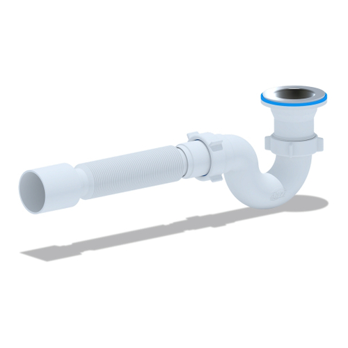 Сифон для душ.поддона 40*40 с гофрой 40*50 Ani Е115 АНИ пласт