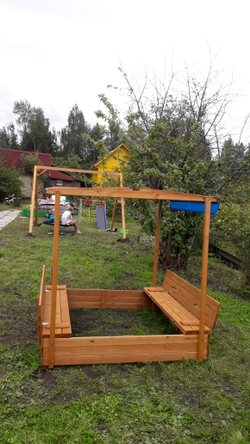 Песочница Славушка с тентом