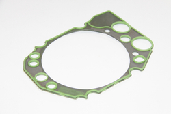 Прокладка ГБЦ ЯМЗ 240 армированная, зелёный/синий силикон индивидуальная голова (Балаково)