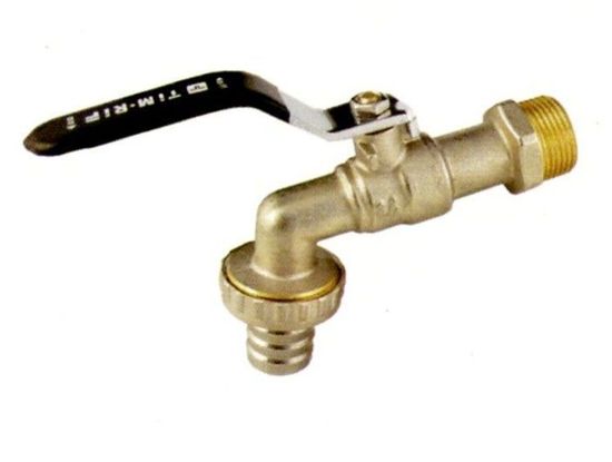 Кран шаровый со штуцером Tim 1/2"