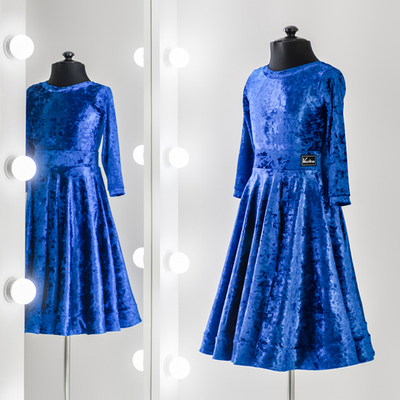 Standart 2-02-09-B | Рейтинговое платье для спортивных бальных танцев | Vasileva Dance