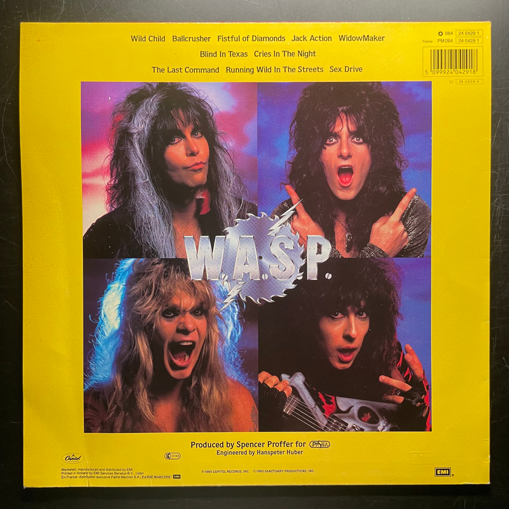 W.A.S.P. - The Last Command (Европа 1985г.)