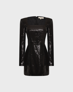 Платье мини с вырезом каре