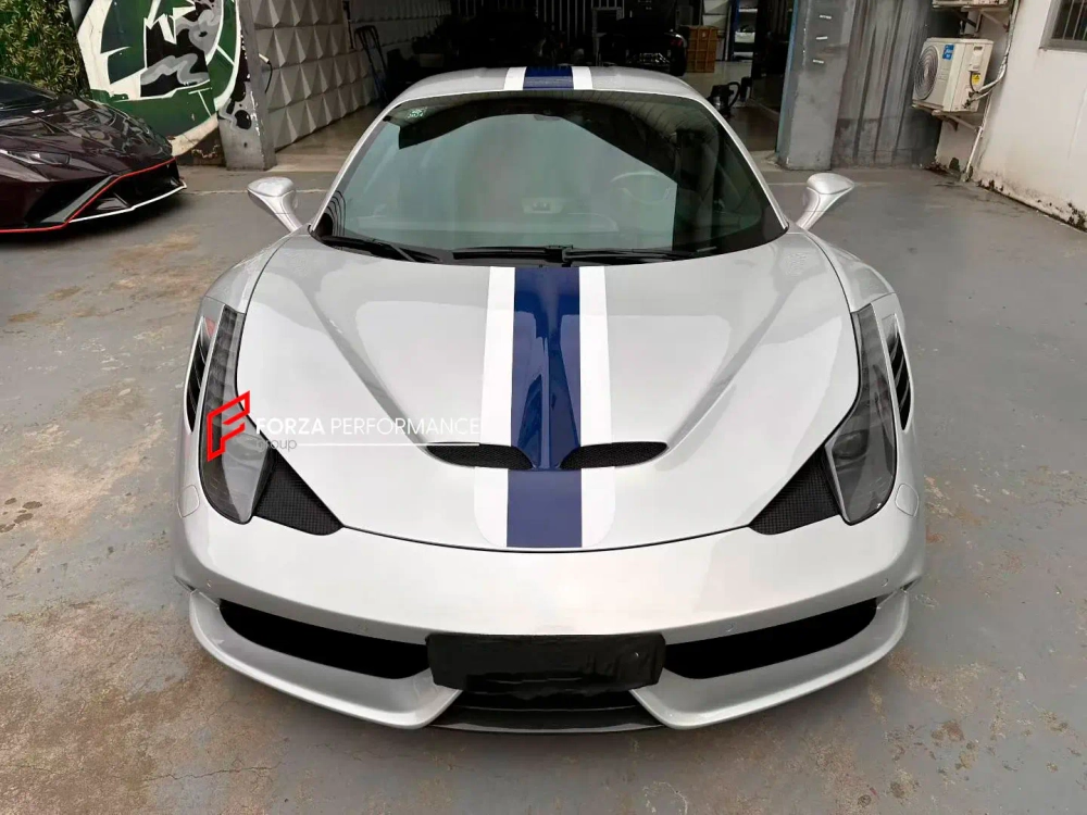 Карбоновый обвес переделка для Ferrari 458 Italia 2009-2015 в Speciale Феррари