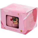 Кружка керамическая 400мл «Милый мопс» в подарочной коробке