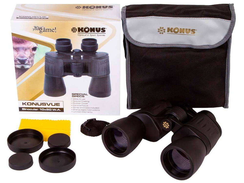Бинокль Konus Konusvue 10x50 WA