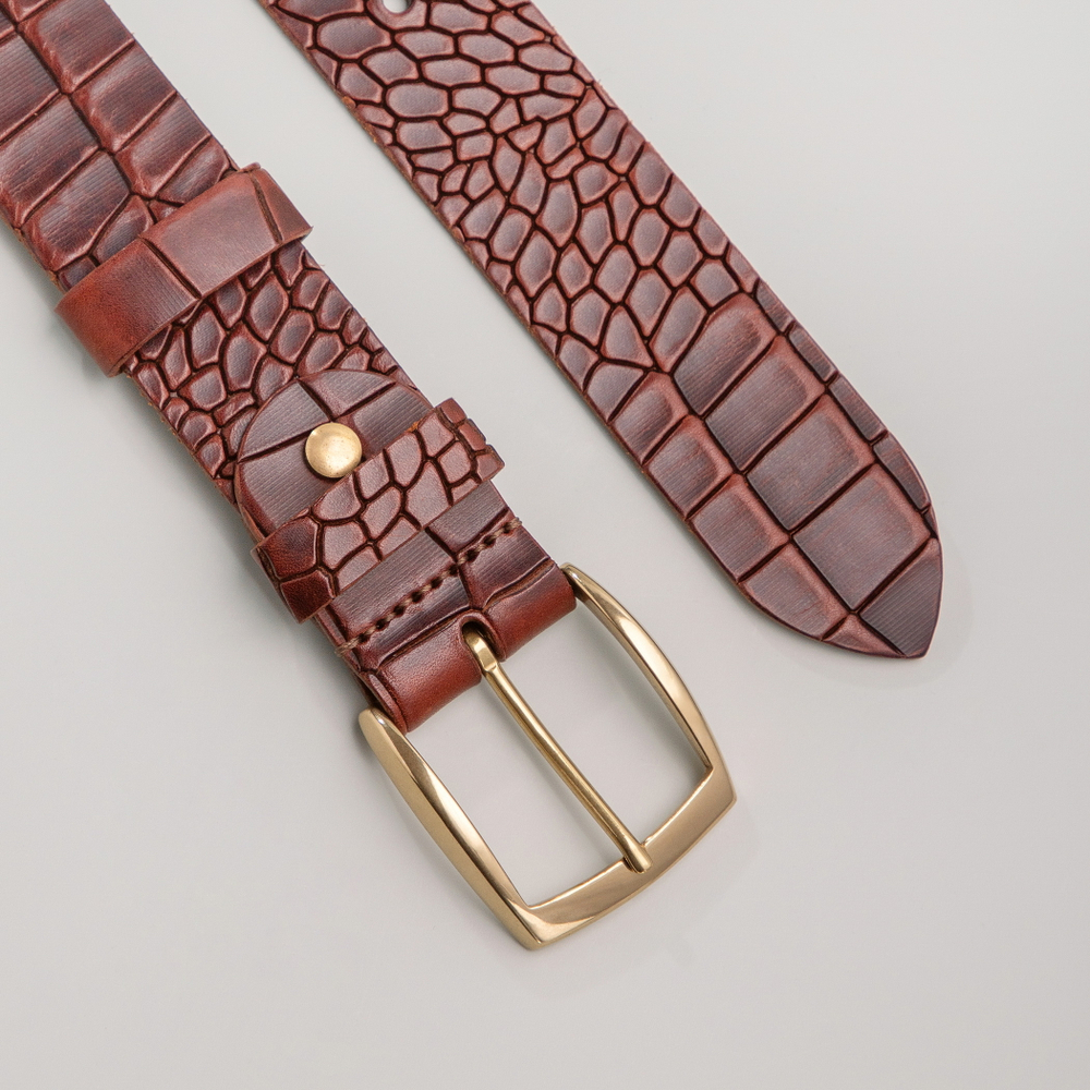 Ременная заготовка Tucson Cognac (3,3-3,5 мм), цв. Коричневый