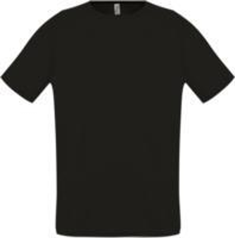 Футболка унисекс Sporty 140, черная
