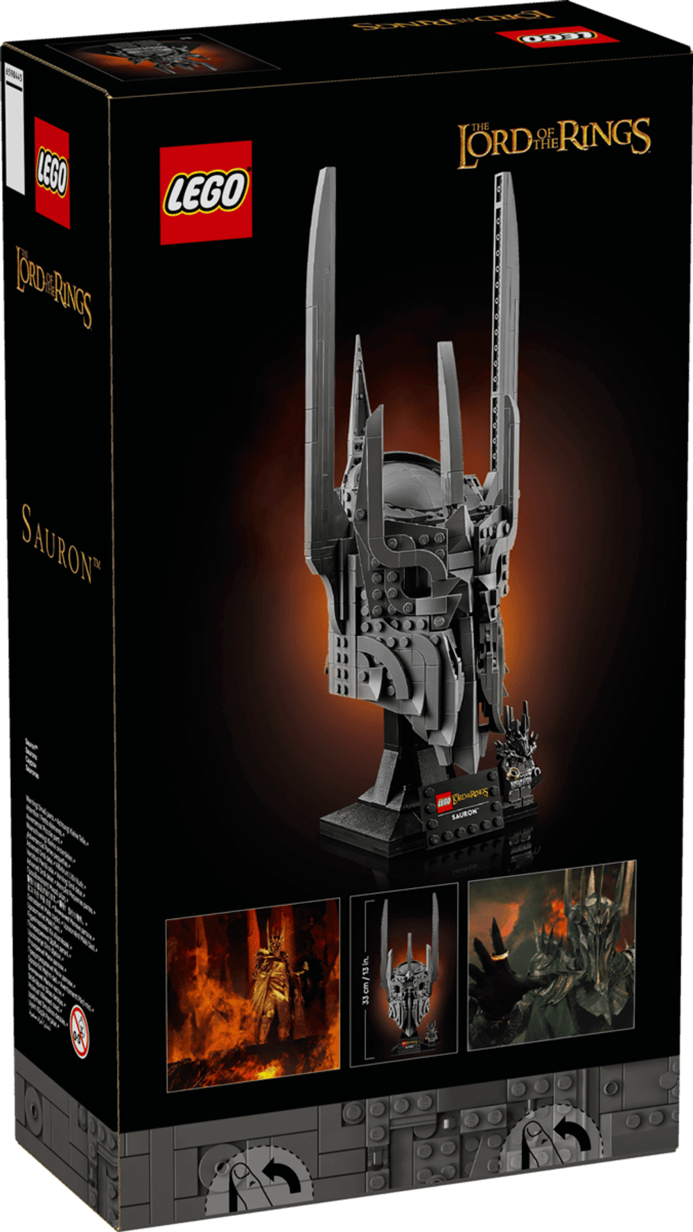 Конструктор LEGO Icons 11373 The Lord of the Rings: Sauron's Helmet