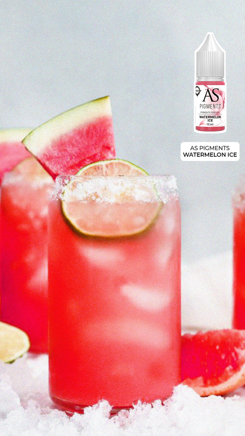 Пигмент для губ Watermelon ice (Арбузный лед) от Алины Шаховой