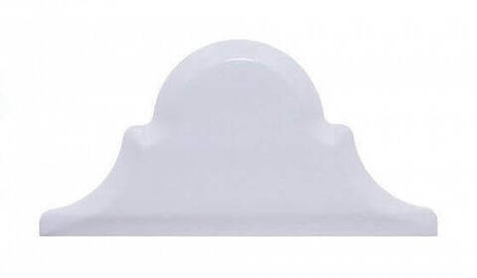 Adex Renaissance Arabesco Biselado Remate Snow Cap 7.5x15