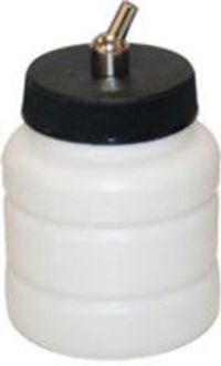 Широкая баночка для краски с крышкой 80мл, с штуцером 60