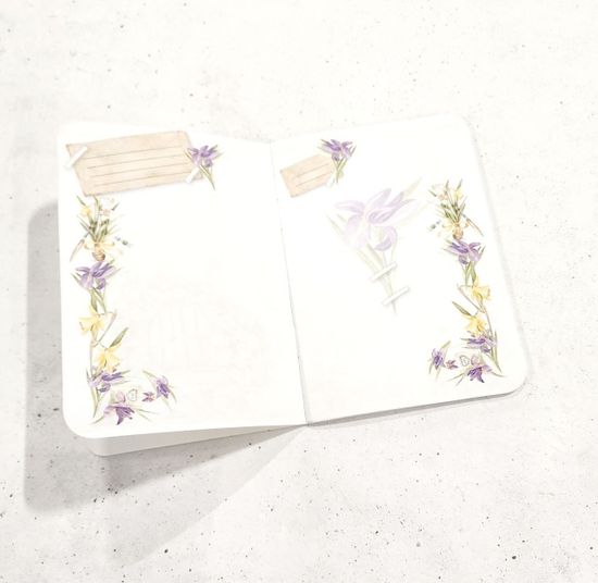 Блокнот 24 листа "В летнем саду", линейка