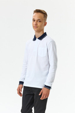 Поло с длинный рукав (с липучкой для шеврона)