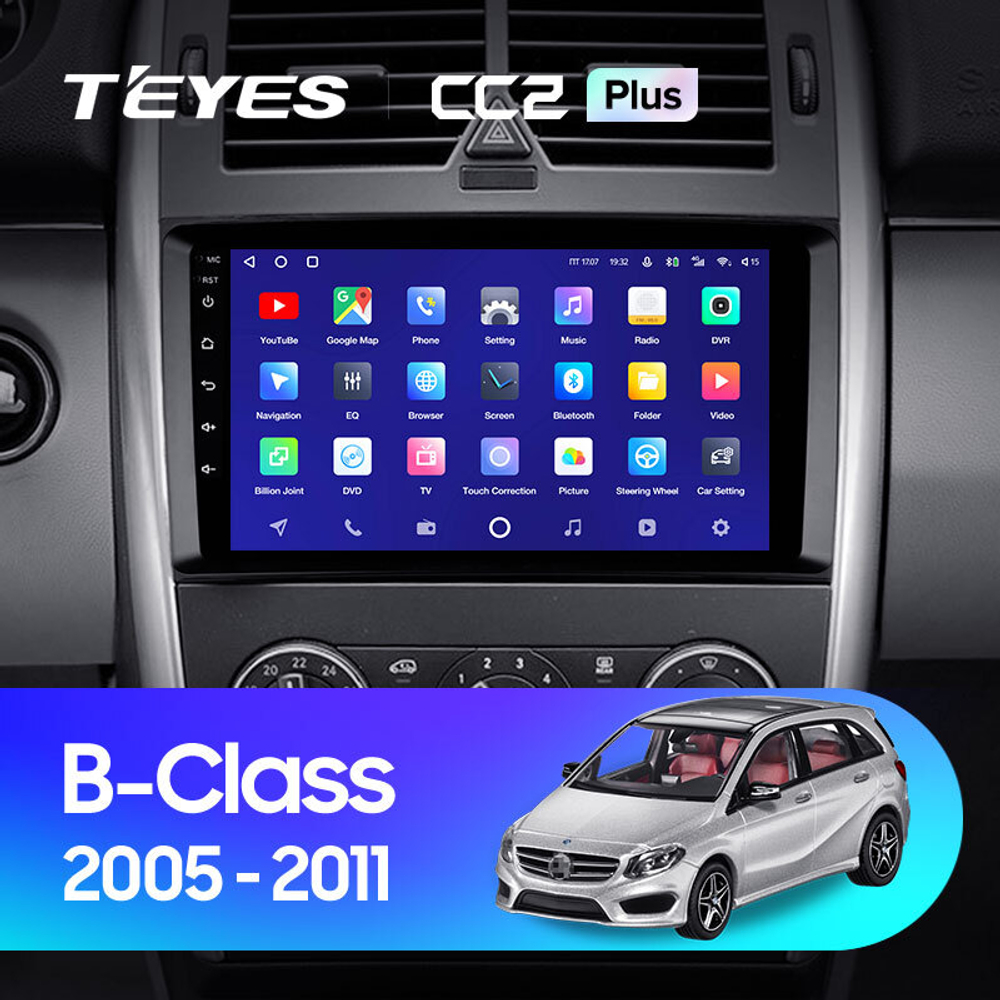 Teyes CC2 Plus 9"для Mercedes-Benz B-Class 2005-2011