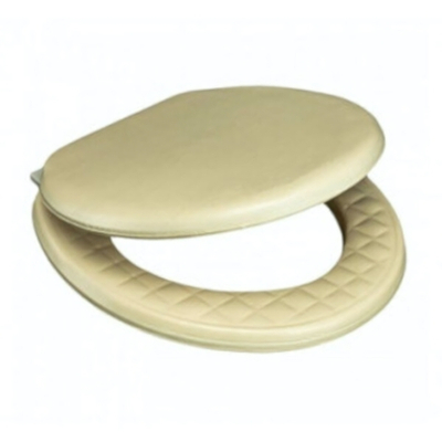 Мягкая крышка-сиденье для унитаза "VANNA LUX" цвет кремовый