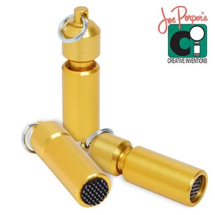 Брелок-инструмент для обработки наклейки Joe Porper`s Prik Stik золото