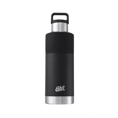 Термос Esbit SCULPTOR, из нержавеющей стали с резиновой накладкой, черная, 1.0 л