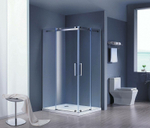 Душевой уголок Grossman Cosmo 120х90 L GR-1120L профиль Хром стекло прозрачное