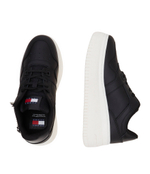 Кожаные кроссовки Tommy Jeans - черный(EN0EN02421)