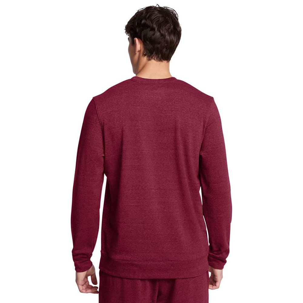 Баскетбольная толстовка Under Armour Rival Terry Lc Crew Burgundy Sweatshirt