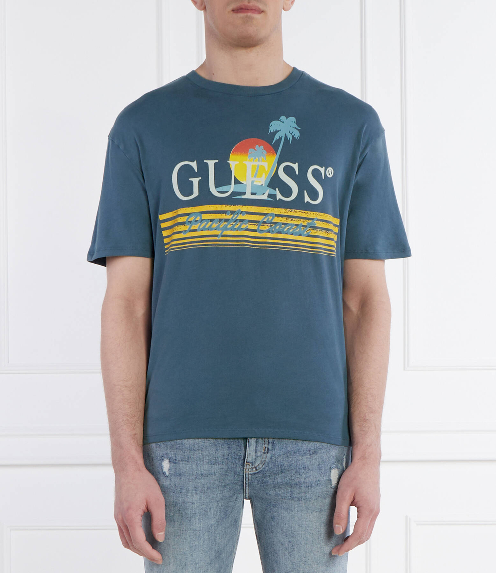 Футболка GUESS - голубой(M4GI41 KBZV1)