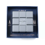 Зажигалка настольная Colibri Heritage двойного действия: турбо или обычное пламя, Оружейная сталь LI125T3