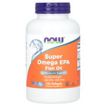 NOW Foods, Super Omega, рыбий жир с ЭПК, 120 капсул