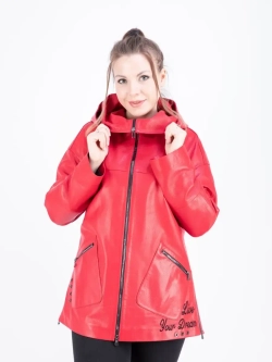 Куртка женская кожаная большие размеры