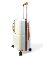 Средний чемодан Bon-Voyage PP Wave, Белый, M