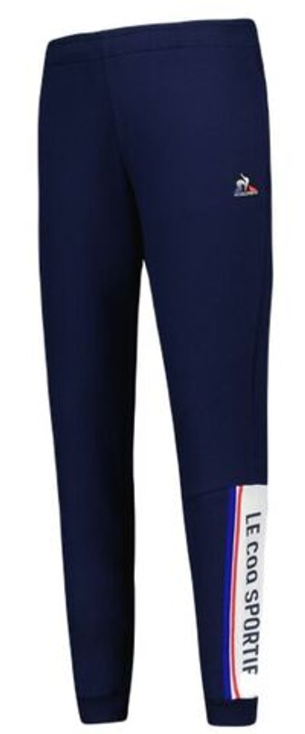 Детские теннисные брюки Le Coq Sportif TRI Pant Slim N°1 SS23 - bleu nuit