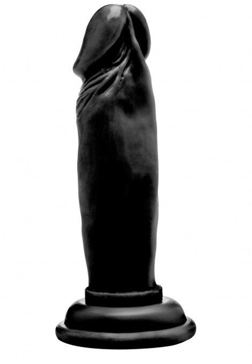 Чёрный фаллоимитатор Realistic Cock 6  - 15 см.