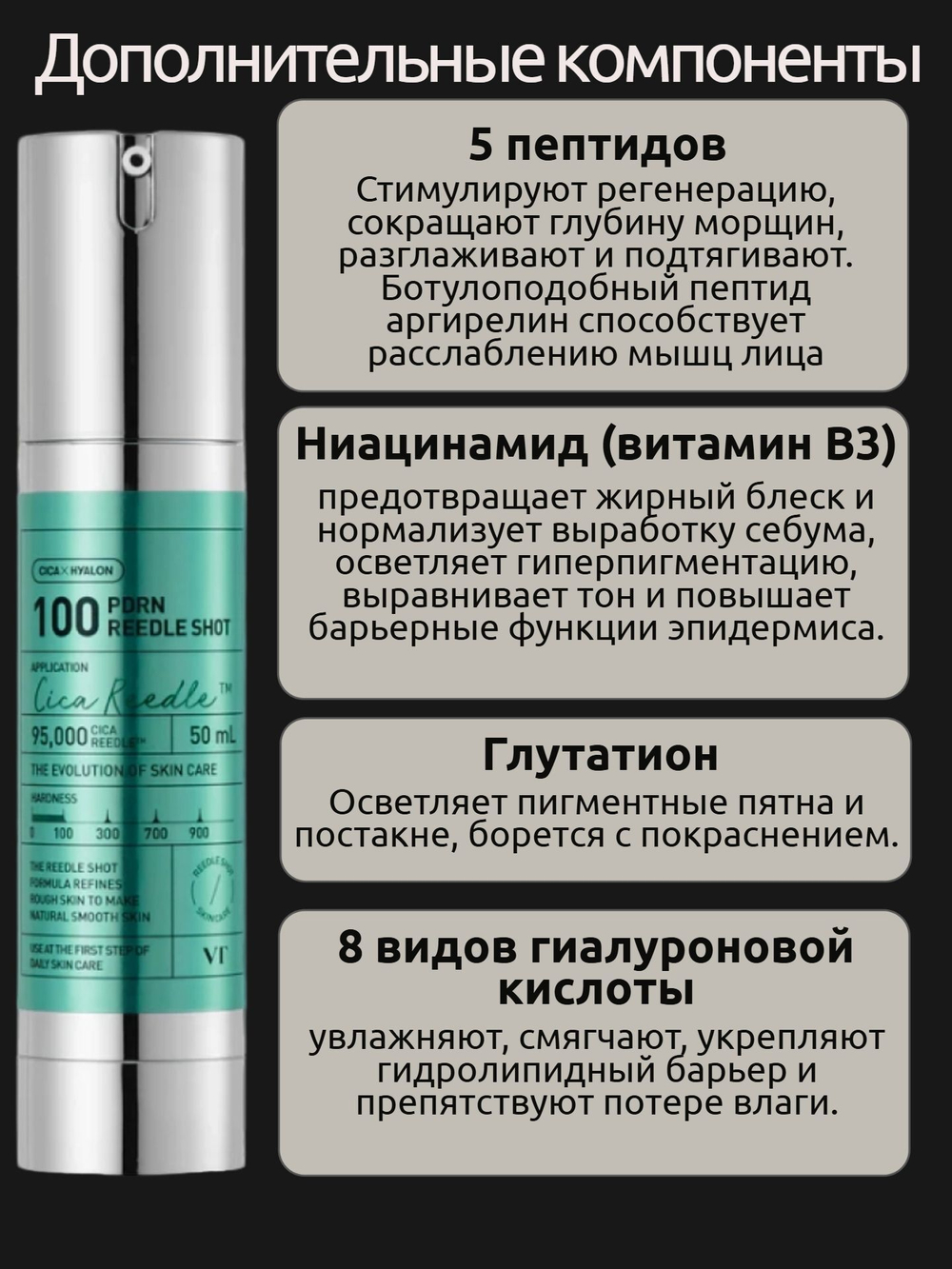 Омолаживающая бустер-сыворотка с PDRN и микроиглами 100 50 мл