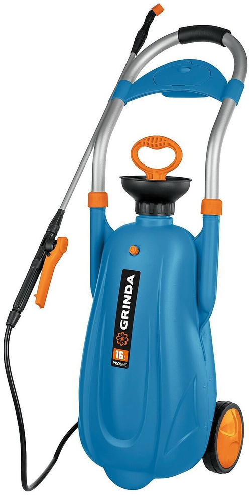 ОПРЫСКИВАТЕЛЬ GRINDA PROLINE PW-16 НА КОЛЁСАХ С ШИРОКОЙ ГОРЛОВИНОЙ 16Л 8-425163_