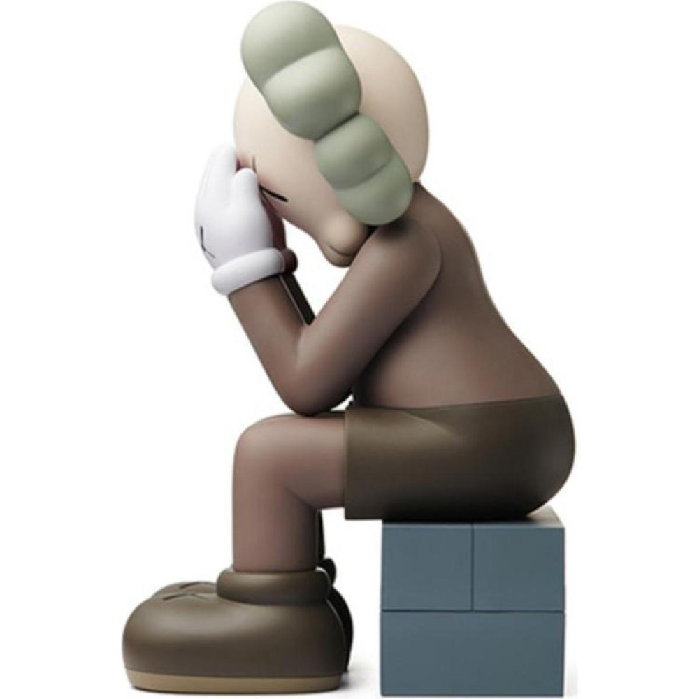 Дизайнерские игрушки KAWS passing through open edition vinyl figure brown 20.3cm, K-PTHRGHVF-BRN