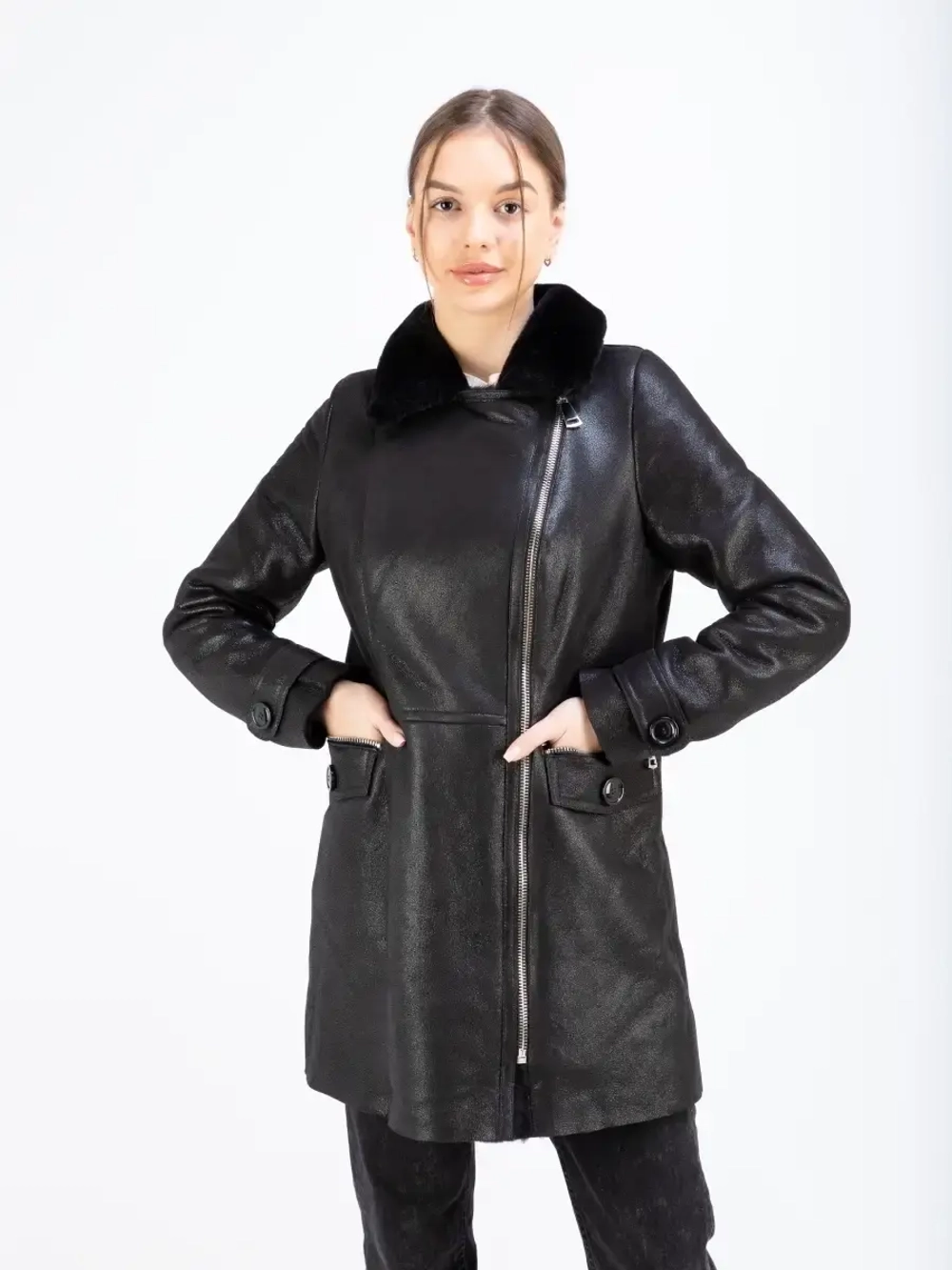 дубленка женская натуральная Турция