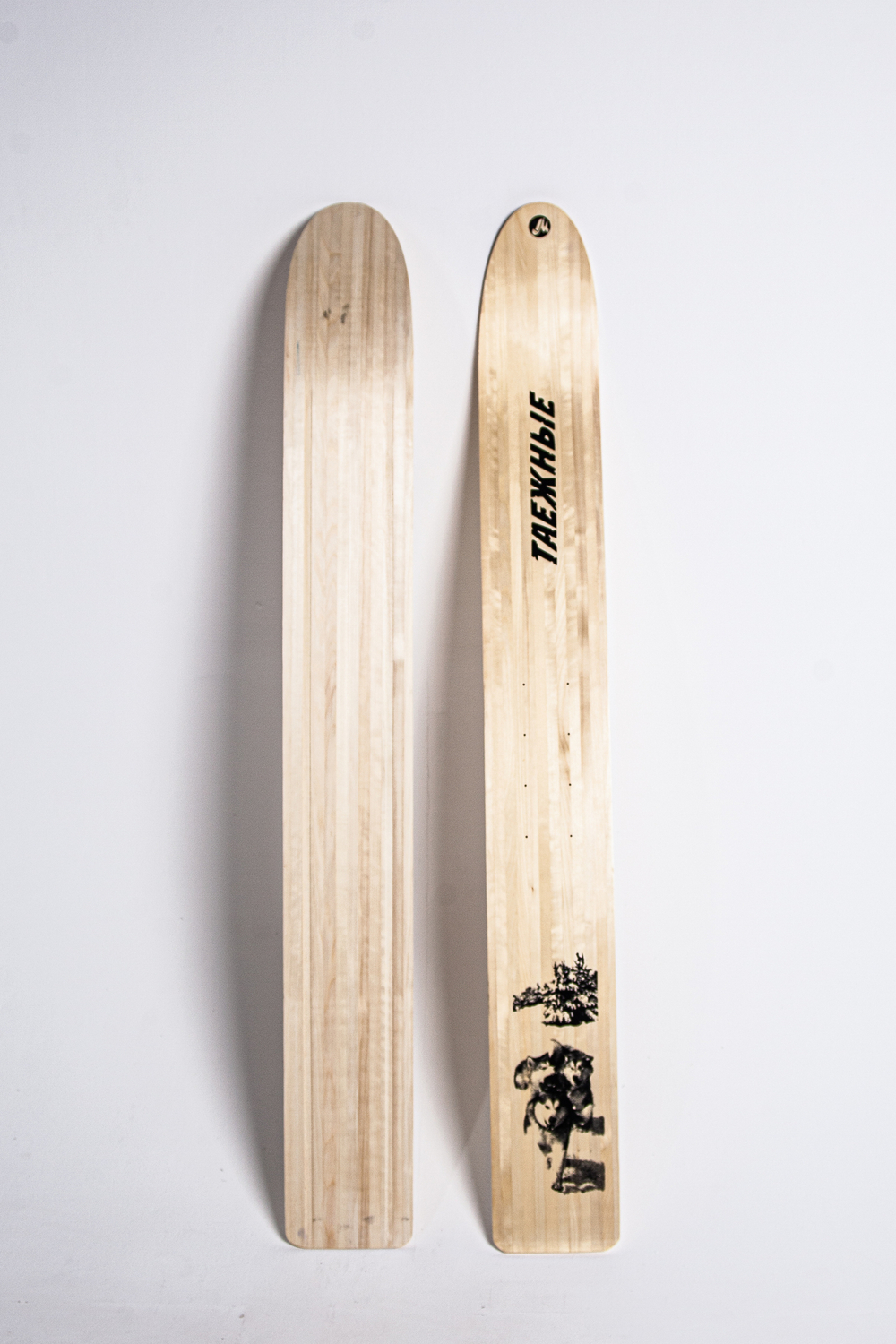 Лыжи Таежные 190х20 см деревянные