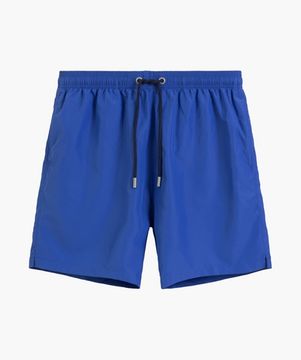 Шорты пляжные мужские (1шт) Atlantic KMB-223, полиэстер, неоново-голубой