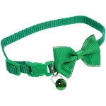 Ошейник с колокольчиком 1*19-32см «Zoo City-Классическая бабочка» микс цветов (минивложение 12шт)